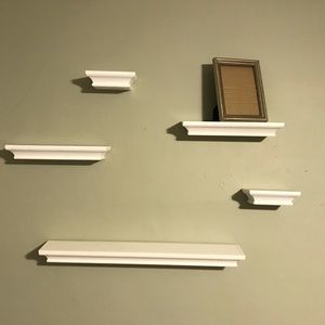 5 piece shelf set